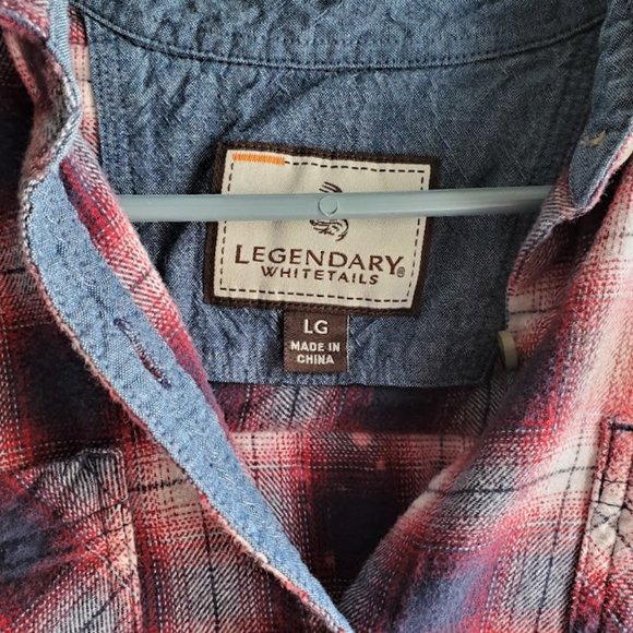 Upcycled Distressed Flannel Shirt JUSTIN LYNCH Country Music Graphic Tee Back - Picture 4 of 5